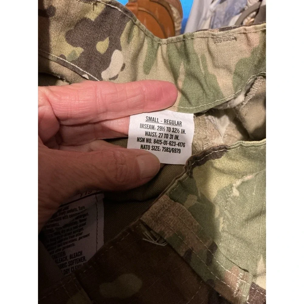 OCP Operational Camouflage Pattern Pants 8415-01-623-4176‎ 30x32 Drawstring ARMY